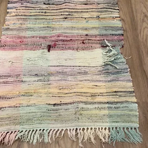 Long Rag Rug Multicolored - Picture 9 of 9